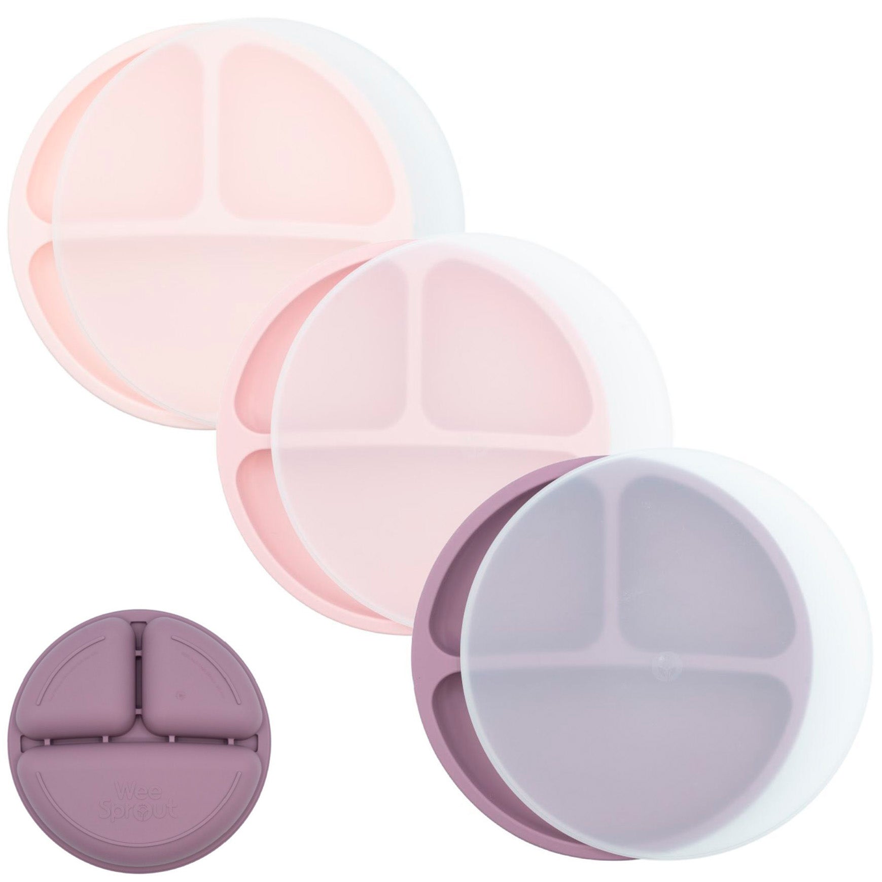 Silicone Divided Plates