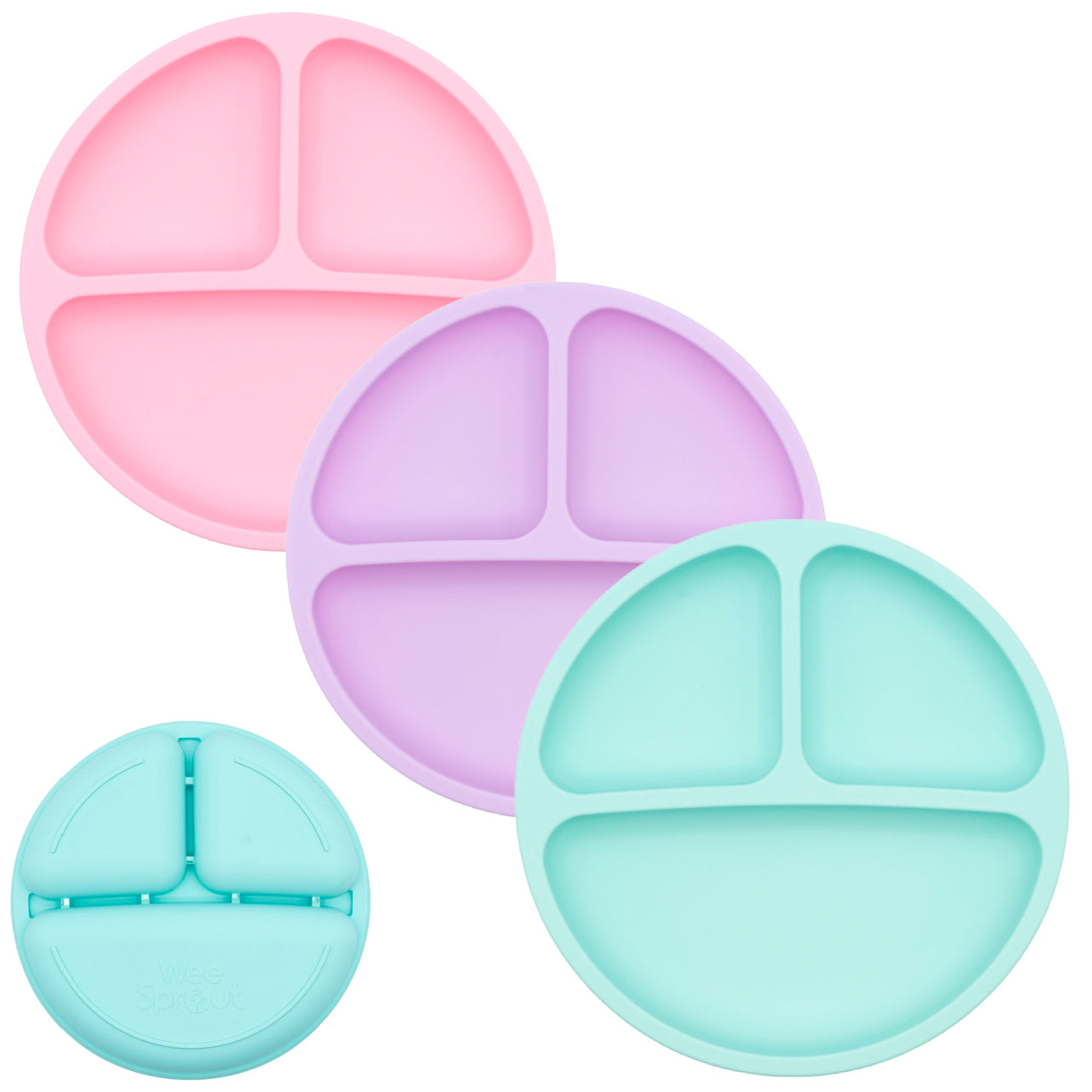 Silicone Divided Plates