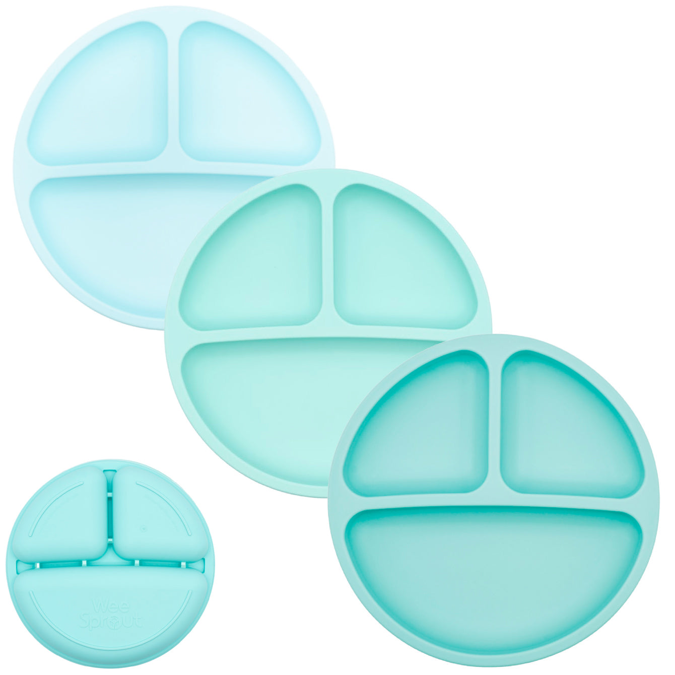 Silicone Divided Plates